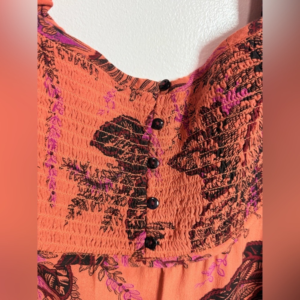 Anthropologie Pink Floral Backless Dress - Picture 13 of 13